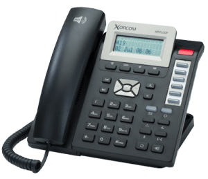The Xorcom XP0100 is a cost-effective SIP phone that allows corporate users to communicate in a simple, convenient and reliable manner.